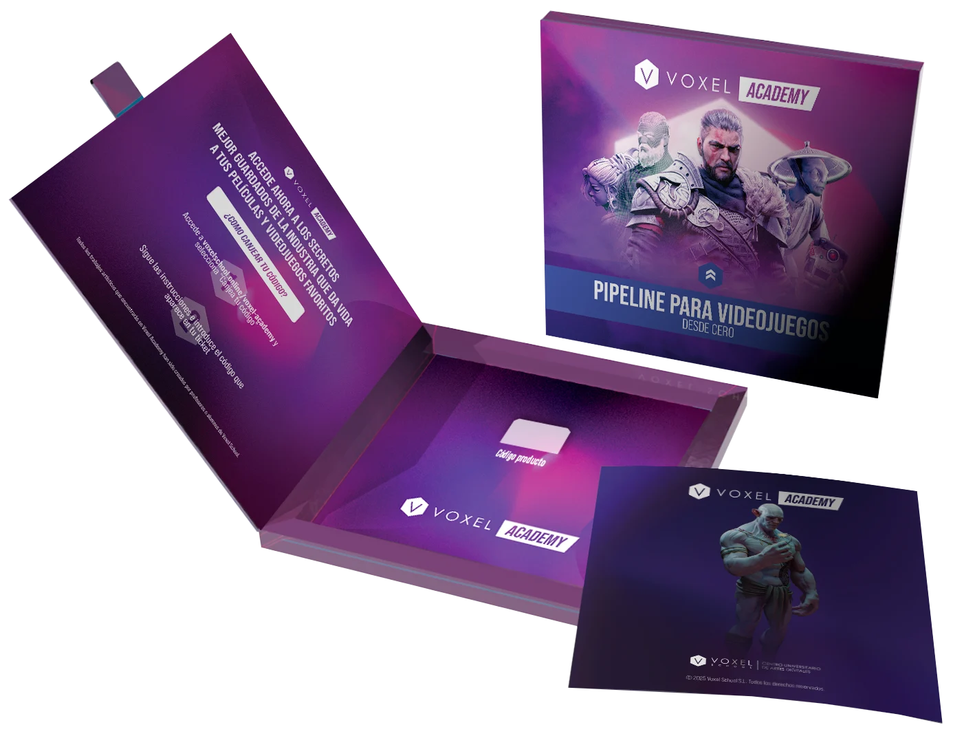 Voxel Academy Cajas Contenido